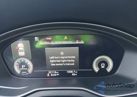 2021 Audi Q5 Prestige 45 Tfsi Quattro S Tronic z USA, uszkodzony, nr VIN WA1CAAFY9M2061512